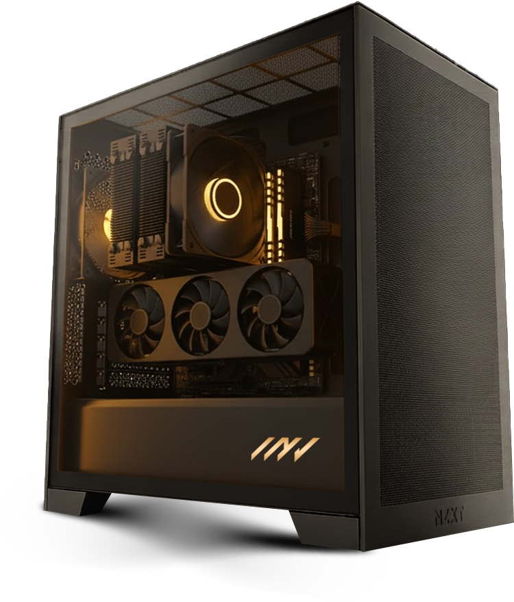 PC INVICTUS  GeForce RTX™  5060, AMD Ryzen™ 5 5600X, 32GB DDR4 RAM, 1TB M.2 Nvme Gen 4 SSD, Windows 11, PC Power-087,