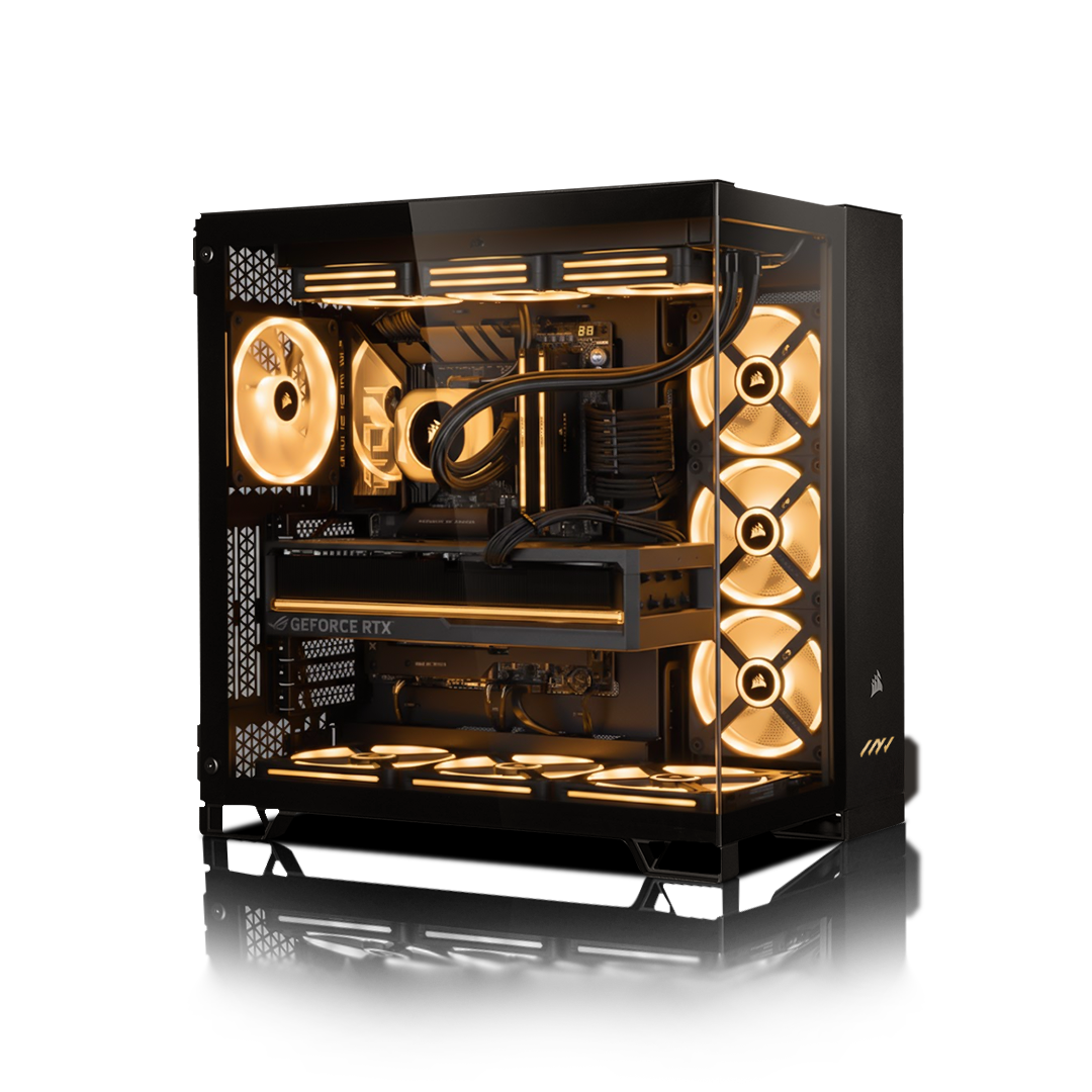 PC INVICTUS GeForce RTX™ 5090, AMD Ryzen™ 9 9950X3D, 32GB DDR5 RAM, 2TB M.2 Nvme Gen 4 SSD, Windows 11, PC Power-164-1, Custom