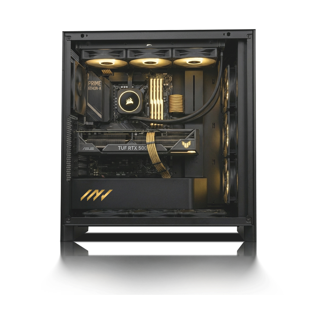 PC Gamer GeForce RTX™ 5070 Ti, Intel® Core™ Ultra 9 285K, 32GB DDR5 RAM, 2TB M.2 Nvme Gen 4 SSD, Windows 11, PC Power-059,Color Negro