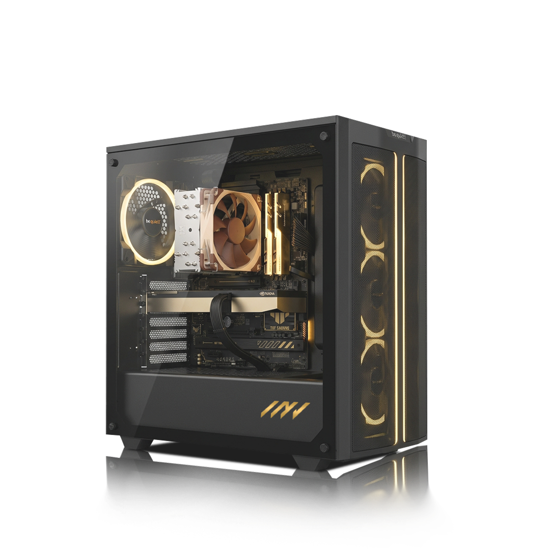 PC Profesional PNY RTX™ A1000, Intel® Core™ i7-14700F, 32GB DDR5 RAM, 1TB M.2 Nvme Gen 4 SSD, Windows 11, PC Power-205,Color Negro