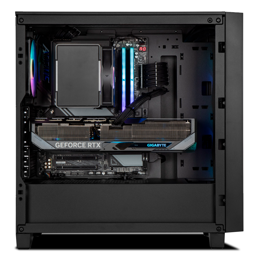 PC INVICTUS  GeForce RTX™  5060, AMD Ryzen™ 5 5500, 32GB DDR4 RAM, 1TB M.2 Nvme Gen 4 SSD, Windows 11, PC Power-145,
