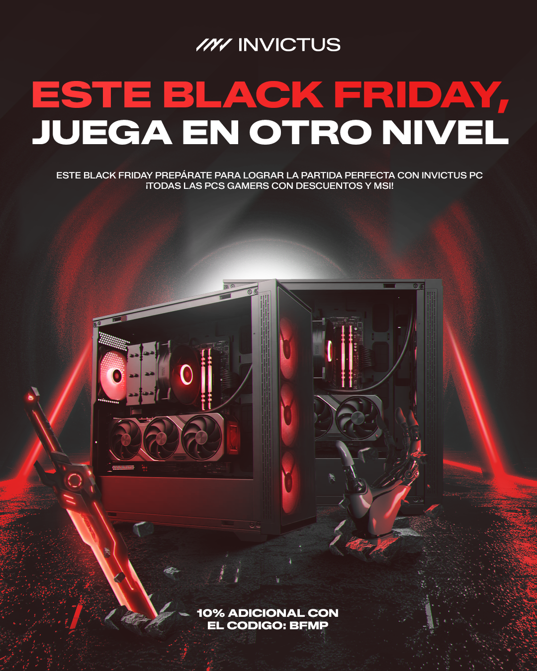 💻 El Black Friday Gamer: Guía Definitiva para Cazar la PC de Alto Rendimiento Perfecta con Invictus PC