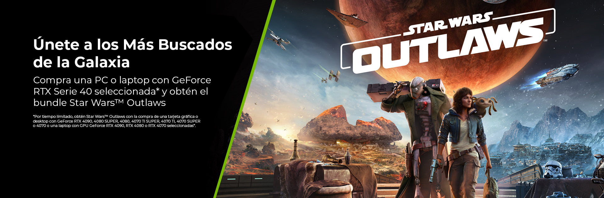 Promoción NVIDIA Geforce los Más Buscados de la Galaxia