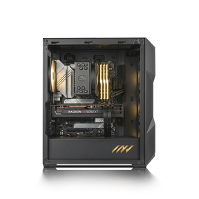 PC Profesional PNY RTX™  4500, AMD Ryzen™ 9 9900X3D, 64GB DDR5 RAM, 2TB M.2 Nvme Gen 4 SSD, Windows 11, PC Power-227,Color Negro