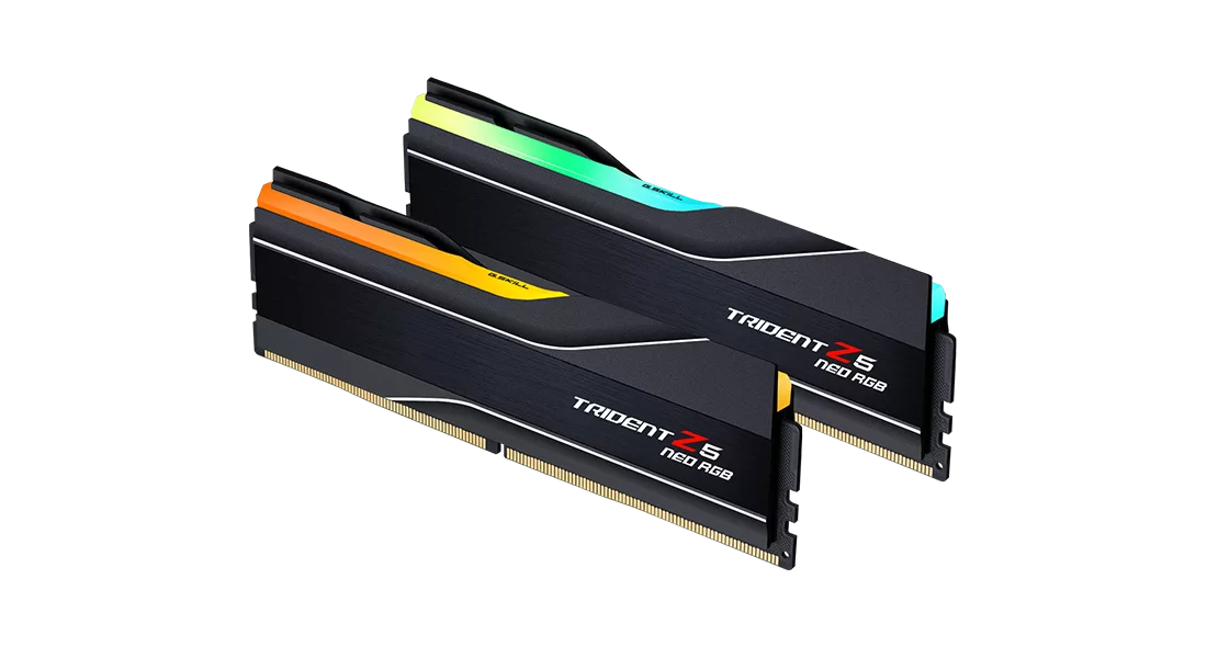 Kit Memoria RAM G.Skill Trident Z5 Neo RGB DDR5, 6000MHz, 32GB (2 x 16GB), Non-ECC, CL30, XMP