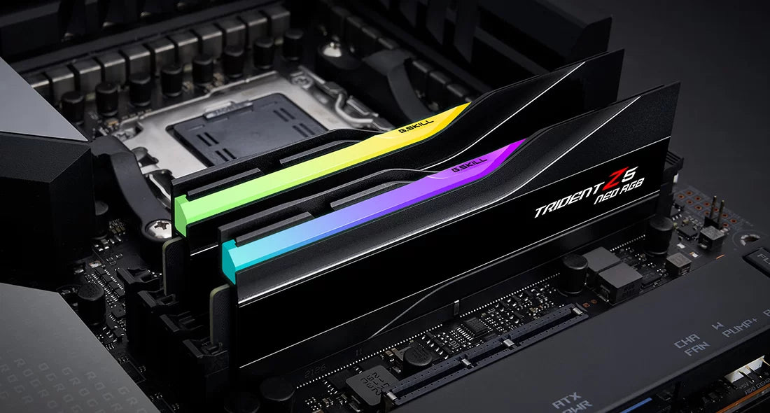 Kit Memoria RAM G.Skill Trident Z5 Neo RGB DDR5, 6000MHz, 32GB (2 x 16GB), Non-ECC, CL30, XMP