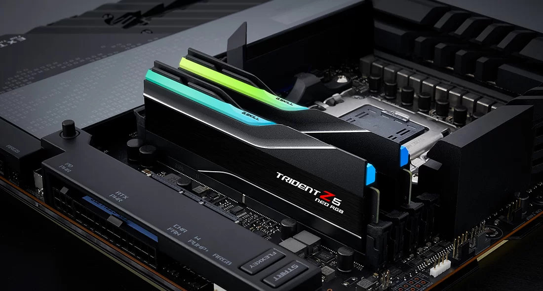 Kit Memoria RAM G.Skill Trident Z5 Neo RGB DDR5, 6000MHz, 32GB (2 x 16GB), Non-ECC, CL30, XMP