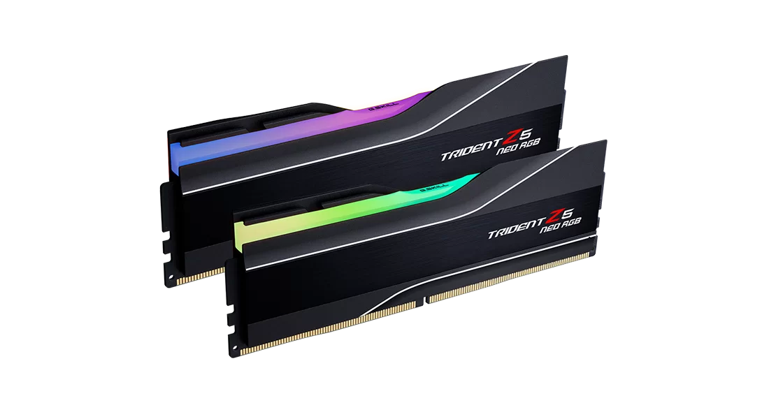 Kit Memoria RAM G.Skill Trident Z5 Neo RGB DDR5, 6000MHz, 32GB (2 x 16GB), Non-ECC, CL30, XMP