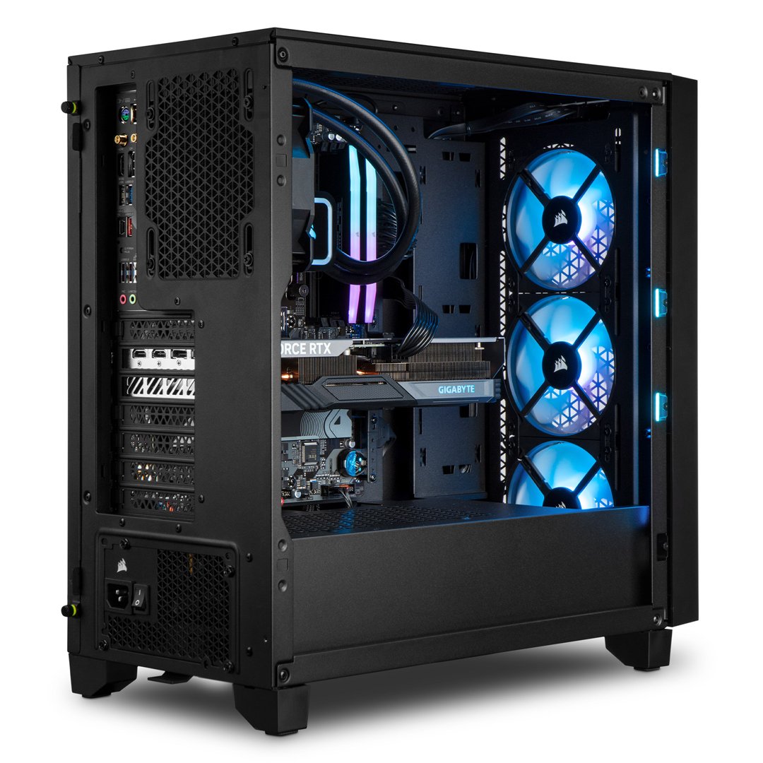 Computadora Gamer Invictus PC Power-015, AMD Ryzen 7 5800X 3.80GHz, 32GB RAM, 1TB M.2 SSD, GeForce RTX 4070 SUPER, Wi-Fi, Windows 11 PRO, Negro