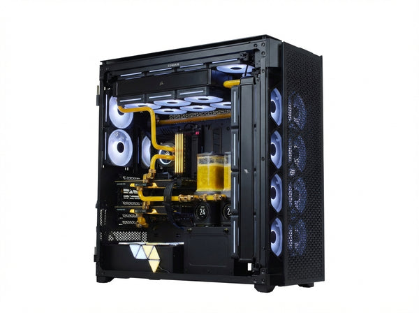 Computadora de trabajo con Procesador AMD Ryzen Threadripper 9970X / GeForce RTX™ 5090 Doble / 32GB DDR5 RAM, 1TB SSD / Ubuntu O