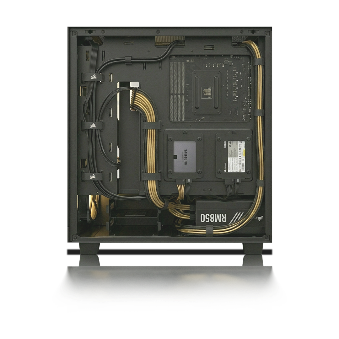 PC Gamer Radeon RX 9070, AMD Ryzen™ 9 9900X, 32GB DDR5 RAM, 1TB M.2 Nvme Gen 4 SSD, Windows 11, PC Power-132,Color Negro