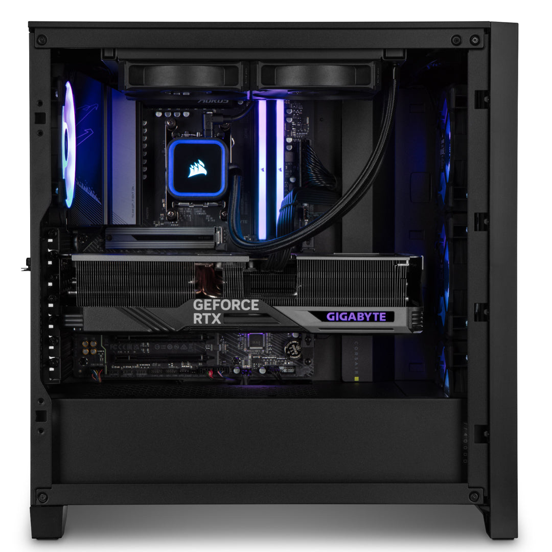 Computadora Gamer Invictus PC Power-028, Intel Core i9-14900K 3.20GHz, 32GB DDR5 RAM, 1TB SSD M.2 + 4TB HDD, GeForce RTX 4080 SUPER, Windows 11 PRO, Negro