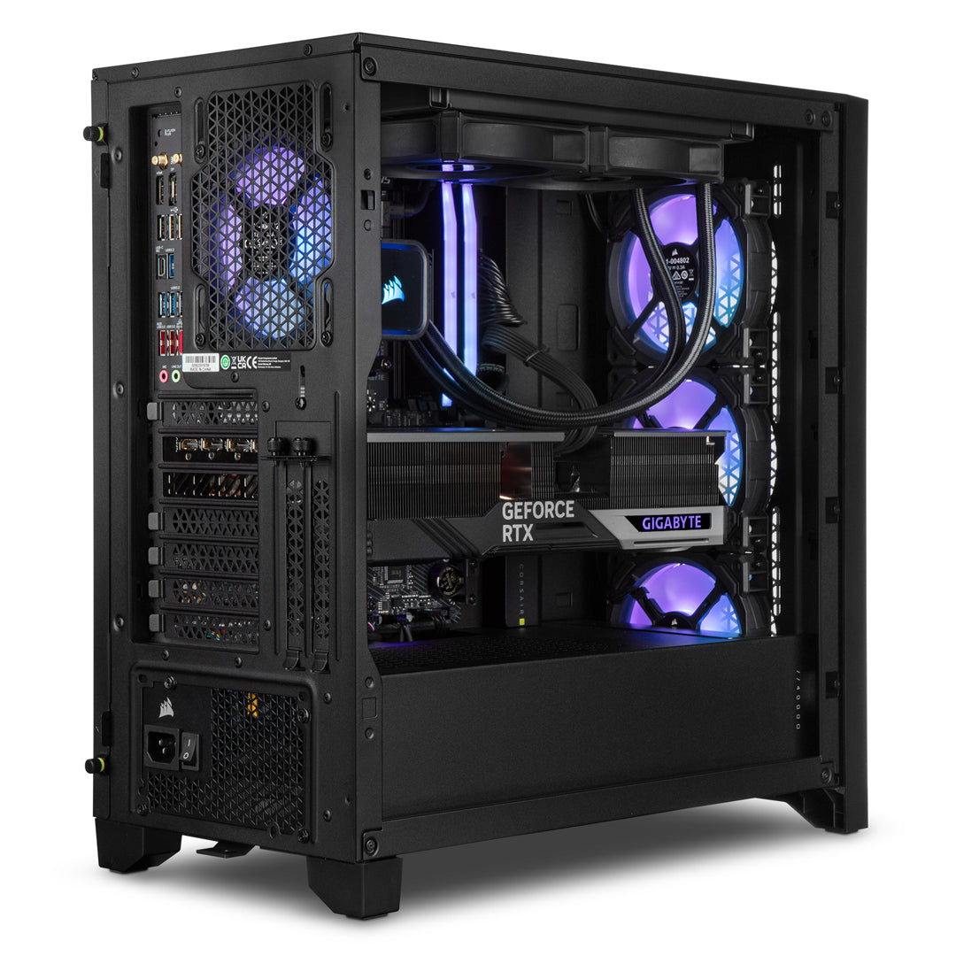 Computadora Gamer Invictus PC Power-028, Intel Core i9-14900K 3.20GHz, 32GB DDR5 RAM, 1TB SSD M.2 + 4TB HDD, GeForce RTX 4080 SUPER, Windows 11 PRO, Negro