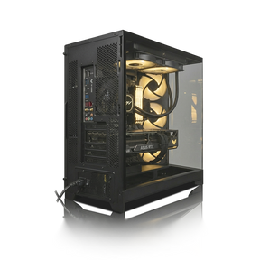 PC Gamer Radeon RX 9070 XT, AMD Ryzen™ 9 9900X3D, 32GB DDR5 RAM, 2TB M.2 Nvme Gen 4 SSD, Windows 11, PC Power-154,Color Negro
