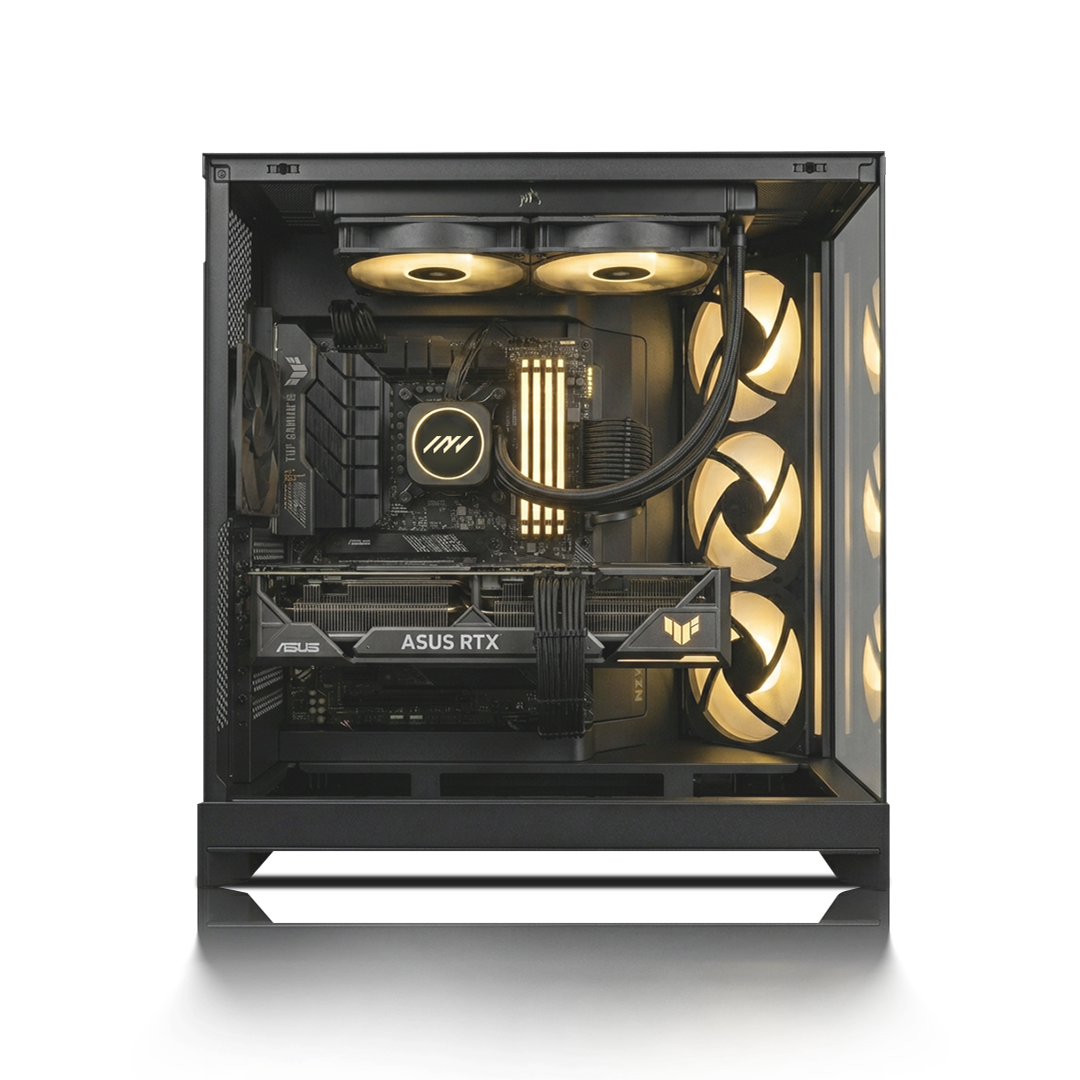 PC Gamer Radeon RX 9070 XT, AMD Ryzen™ 9 9900X3D, 32GB DDR5 RAM, 2TB M.2 Nvme Gen 4 SSD, Windows 11, PC Power-154,Color Negro