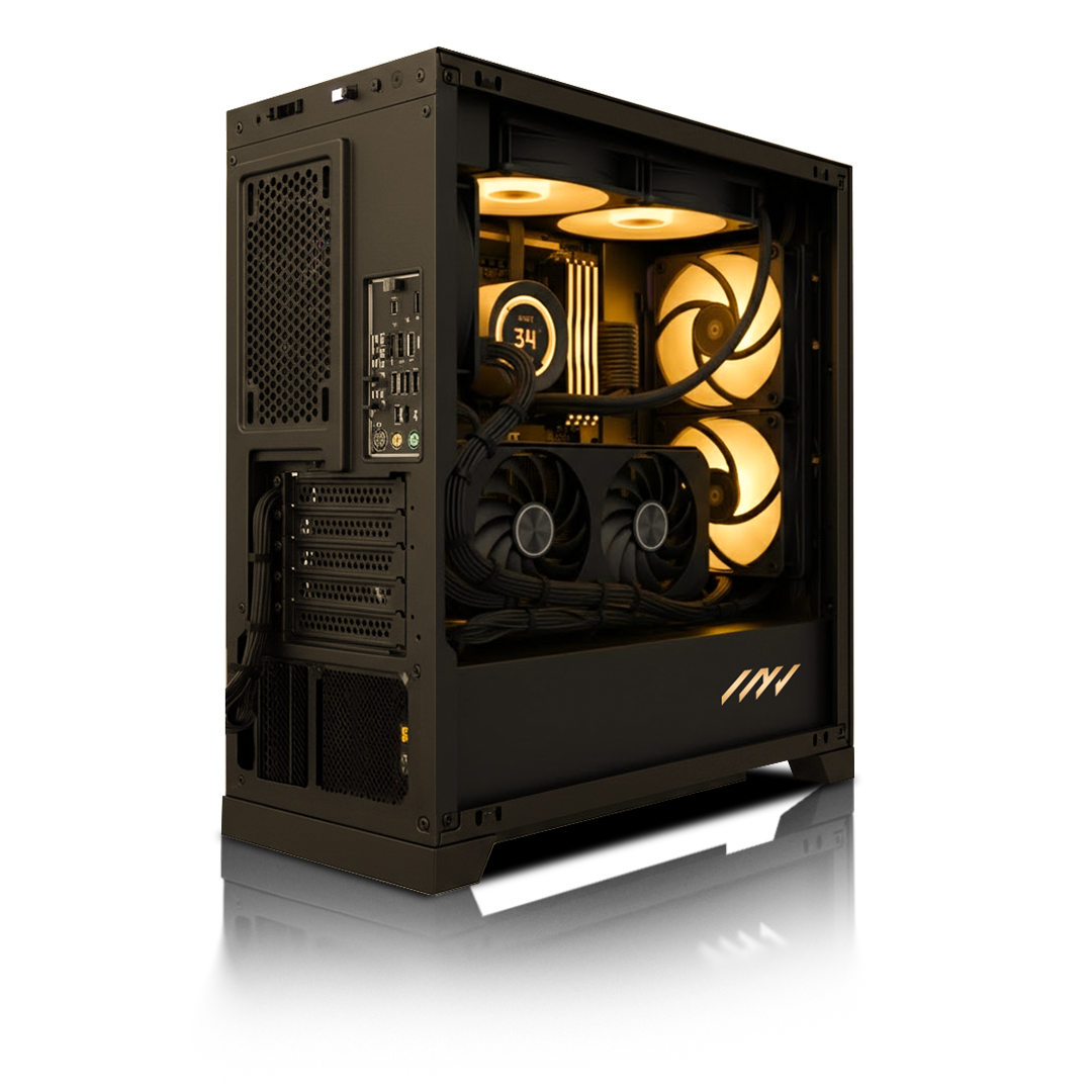 PC INVICTUS Radeon RX 9070 XT, AMD Ryzen™ 9 9950X3D, 32GB DDR5 RAM, 2TB M.2 Nvme Gen 4 SSD, Windows 11, PC Power-155,