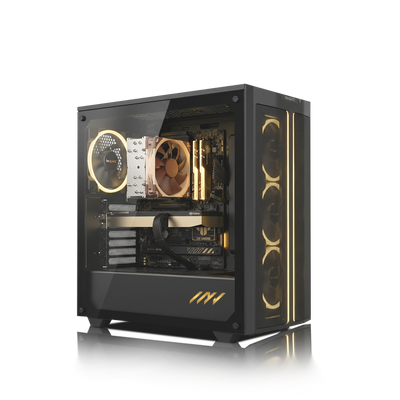 PC Profesional PNY RTX™  2000, AMD Ryzen™ 7 9800X3D, 64GB DDR5 RAM, 2TB M.2 Nvme Gen 4 SSD, Windows 11, PC Power-211,Color Negro