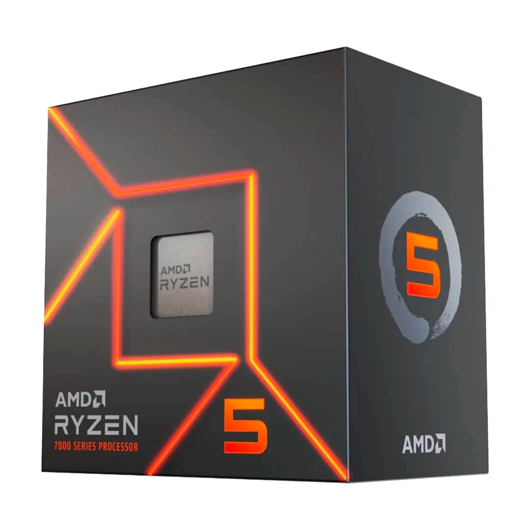 Procesador AMD Ryzen 5 7600 con Gráficos Radeon, S-AM5, 3.8GHz, Six-Core, 32MB L3 Cache, con Disipador Wraith Stealth