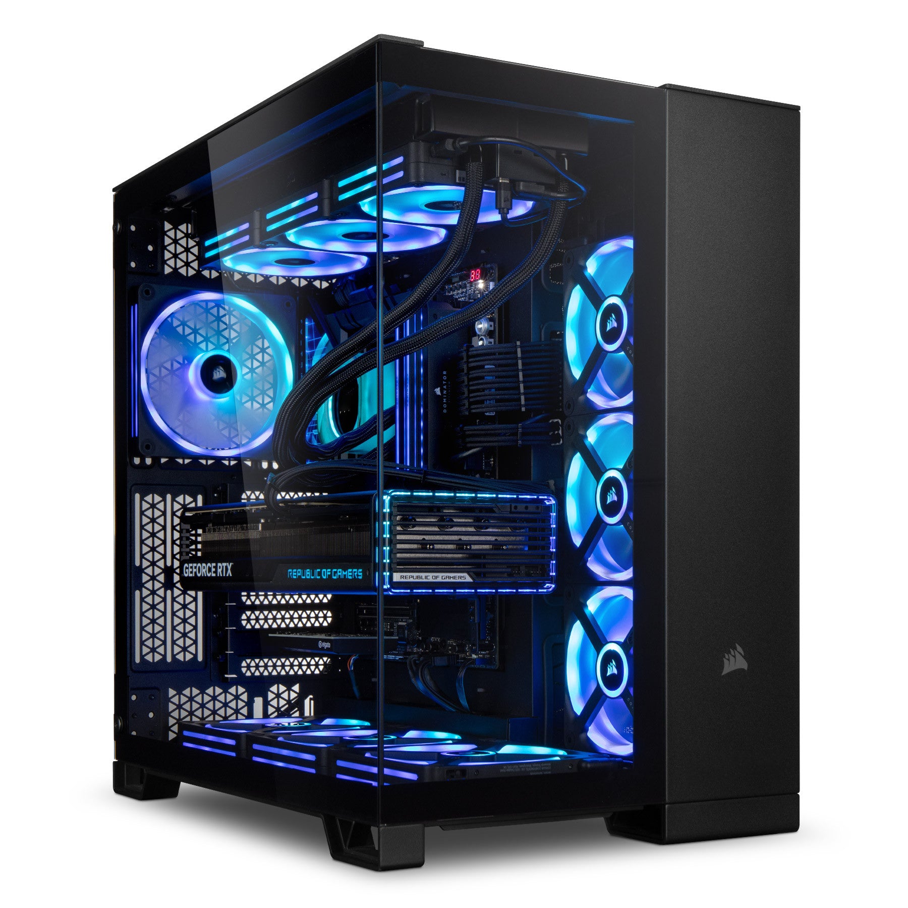 Computadora Gamer Invictus PC Power-032, AMD Ryzen 9 9900X 5.60GHz, 32GB DDR5 RAM, 1TB SSD M.2 + 4TB HDD, GeForce RTX 4090, Windows 11 PRO, Negro