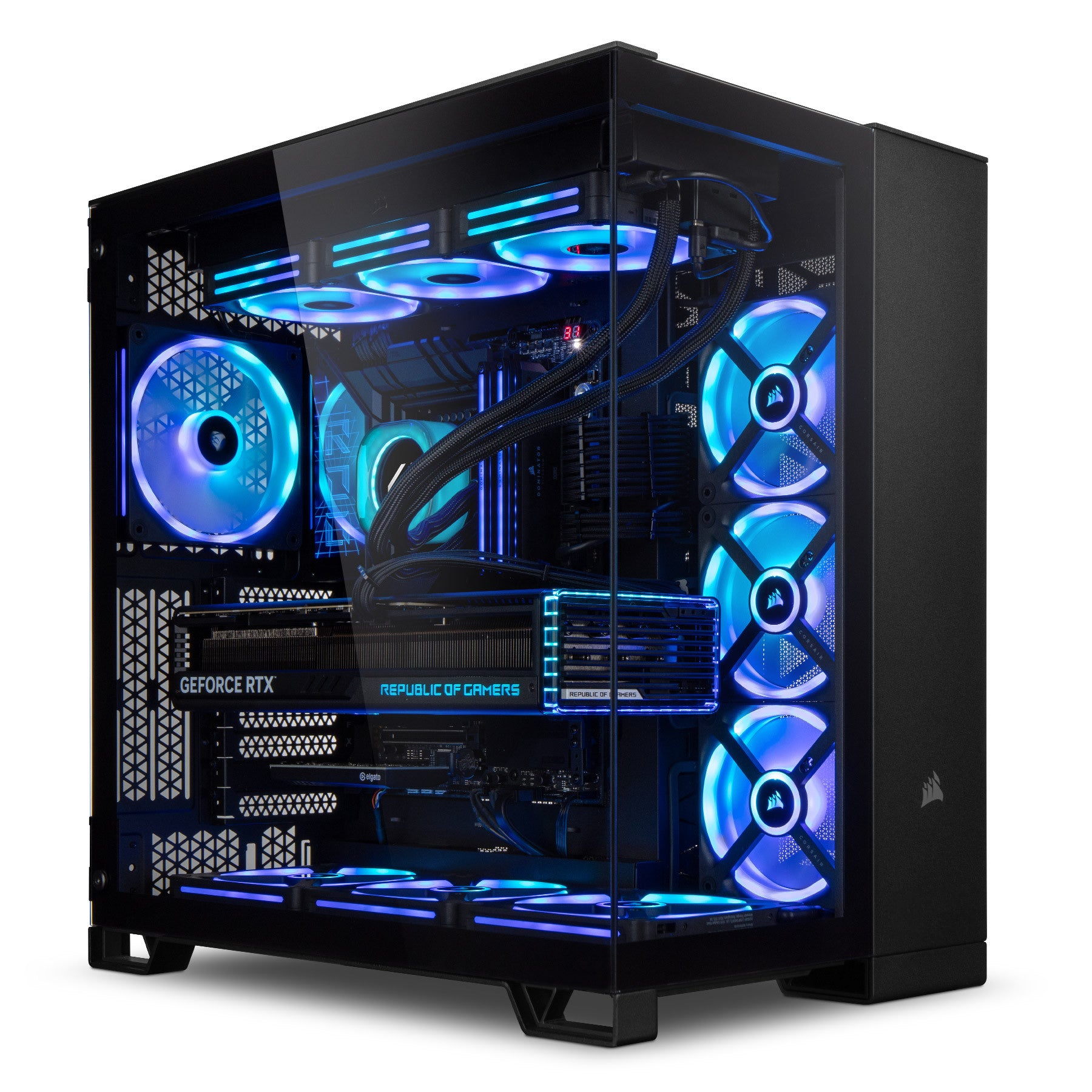 Computadora Gamer Invictus PC Power-032, AMD Ryzen 9 9900X 5.60GHz, 32GB DDR5 RAM, 1TB SSD M.2 + 4TB HDD, GeForce RTX 4090, Windows 11 PRO, Negro