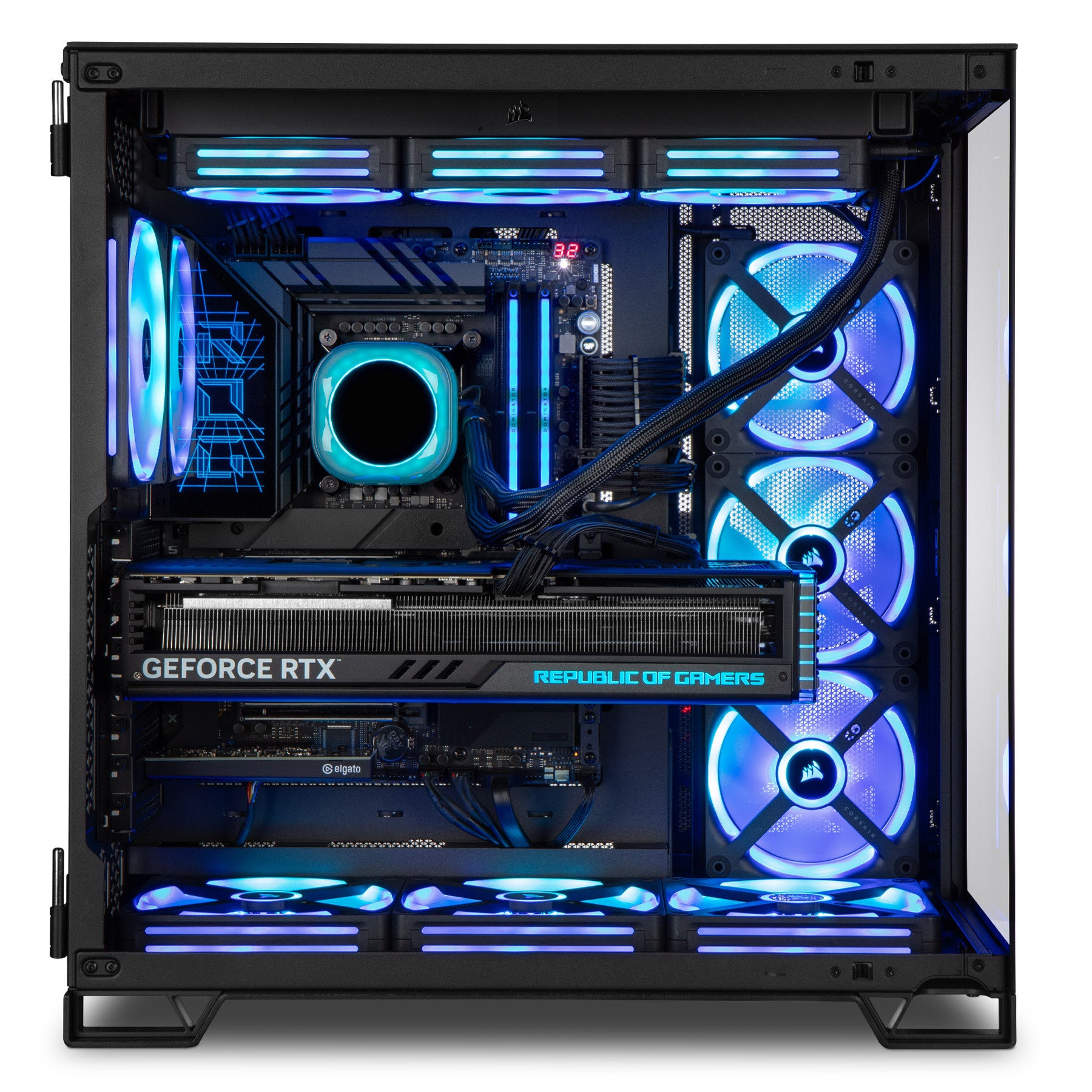 Computadora Gamer Invictus PC Power-032, AMD Ryzen 9 9900X 5.60GHz, 32GB DDR5 RAM, 1TB SSD M.2 + 4TB HDD, GeForce RTX 4090, Windows 11 PRO, Negro