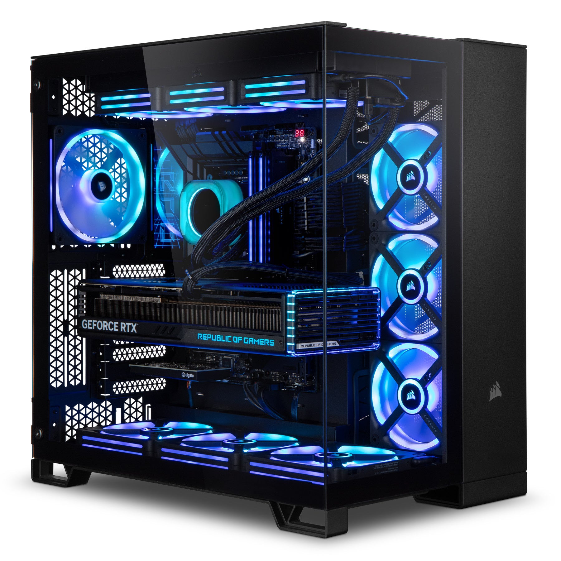 Computadora Gamer Invictus PC Power-032, AMD Ryzen 9 9900X 5.60GHz, 32GB DDR5 RAM, 1TB SSD M.2 + 4TB HDD, GeForce RTX 4090, Windows 11 PRO, Negro