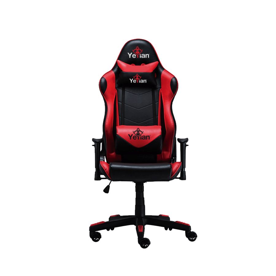 Yeyian Silla Gamer Cadira 1150, hasta 150Kg, Negro/Rojo