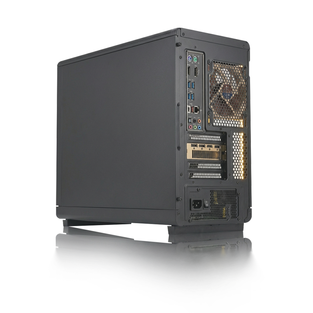 PC Profesional PNY RTX™  A400, Intel® Core™ i7-14700F, 32GB DDR5 RAM, 1TB M.2 Nvme Gen 4 SSD, Windows 11, PC Power-195,Color Negro