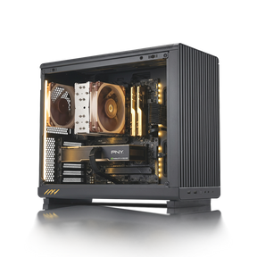 PC Profesional PNY RTX™  A400, Intel® Core™ i7-14700F, 32GB DDR5 RAM, 1TB M.2 Nvme Gen 4 SSD, Windows 11, PC Power-195,Color Negro