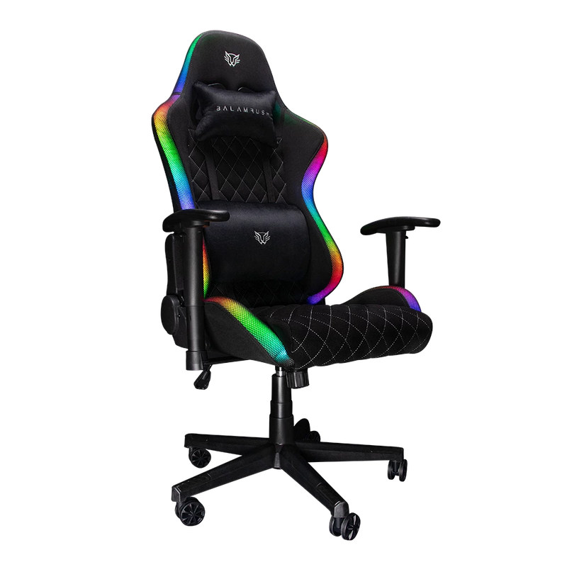 Balam Rush Silla Gamer Lighting Rush Azender RGB, hasta 120Kg, Negro