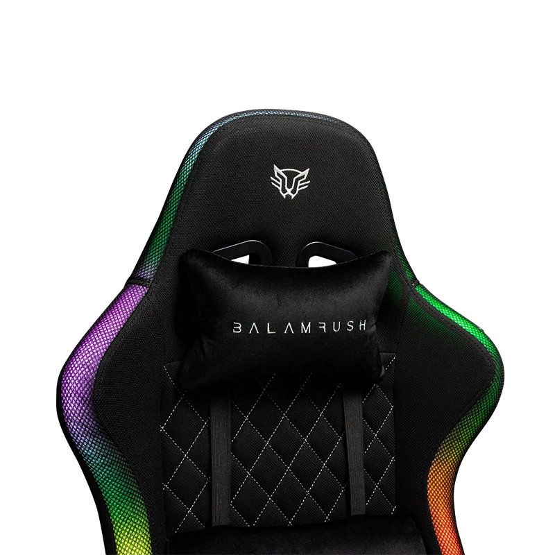 Balam Rush Silla Gamer Lighting Rush Azender RGB, hasta 120Kg, Negro