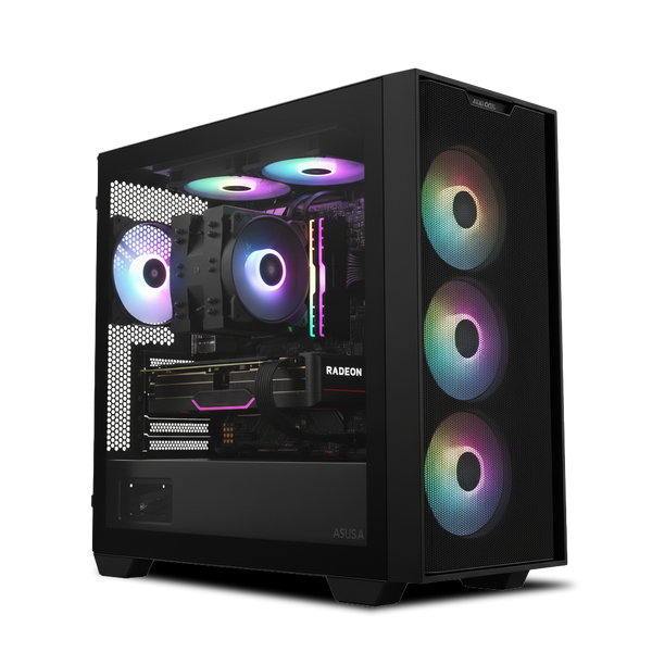 PC Gamer Radeon RX 7800 XT, AMD Ryzen™ 7 5700, 32GB DDR4 RAM, 1TB M.2 Nvme Gen 4 SSD, Windows 11, PC Power-119,Color Negro