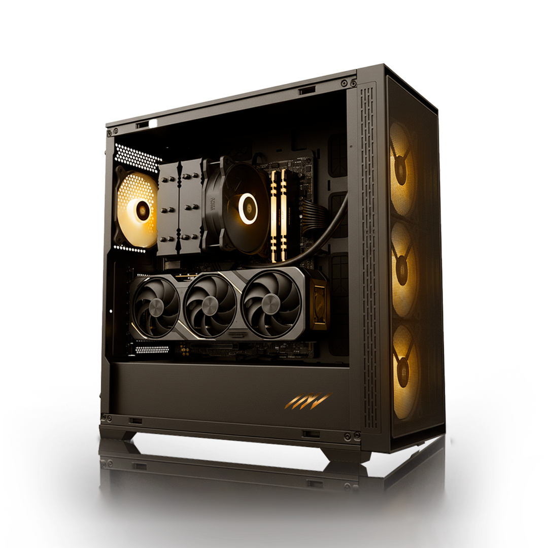 PC INVICTUS  GeForce RTX™  5050, AMD Ryzen™ 5 7600X, 32GB DDR5 RAM, 1TB M.2 Nvme Gen 4 SSD, Windows 11, PC Power-006,