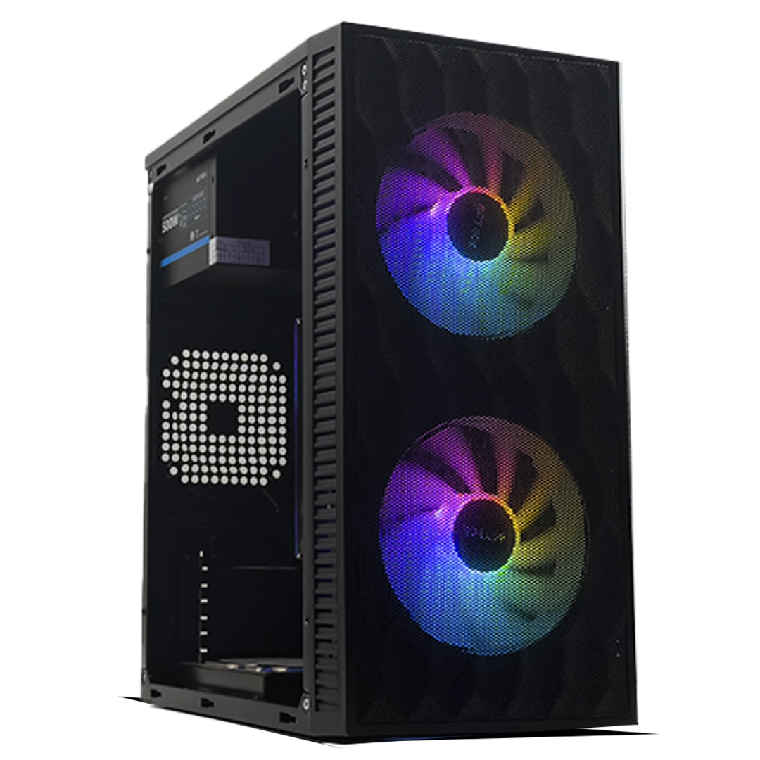 Computadora Gamer Invictus PC Power-071, AMD Ryzen 5 5600GT 3.60GHz, Radeon Graphics, 16GB RAM, 256GB M.2 SSD + 2TB HDD, Wi-Fi, Windows 11, Negro