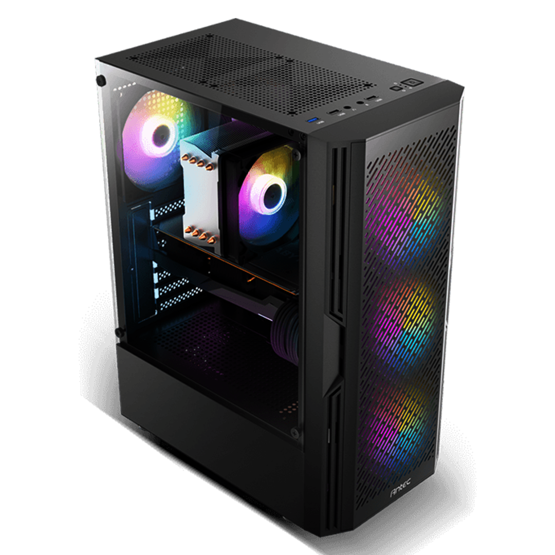 Computadora Gamer Invictus PC Power-0140, GeForce RTX 3060 12GB,Intel Core i3 -14100F, 32GB RAM, 500GB M.2 SSD + 2TB HDD