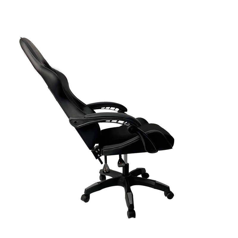 Silla Gamer Balam Rush Power V2 Black Edition, Tela Automotriz y Tactopiel, Reclinable, Reposabrazos 4D, Soporte hasta 120 kg, Negro