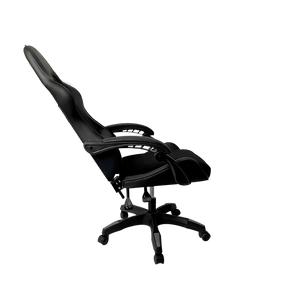 Silla Gamer Balam Rush Power V2 Black Edition, Tela Automotriz y Tactopiel, Reclinable, Reposabrazos 4D, Soporte hasta 120 kg, Negro