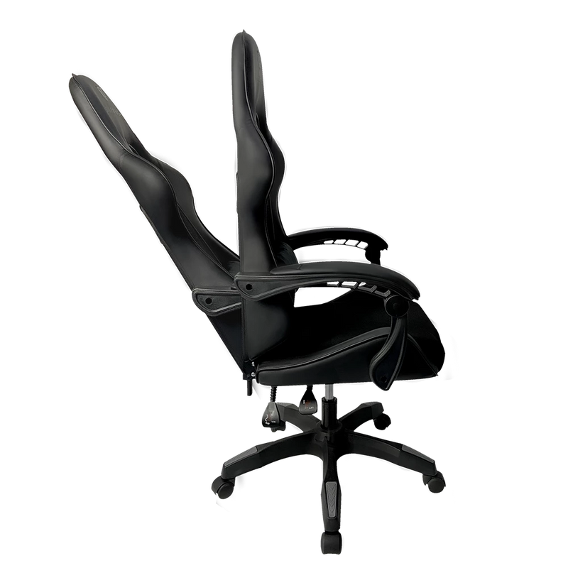 Silla Gamer Balam Rush Power V2 Black Edition, Tela Automotriz y Tactopiel, Reclinable, Reposabrazos 4D, Soporte hasta 120 kg, Negro