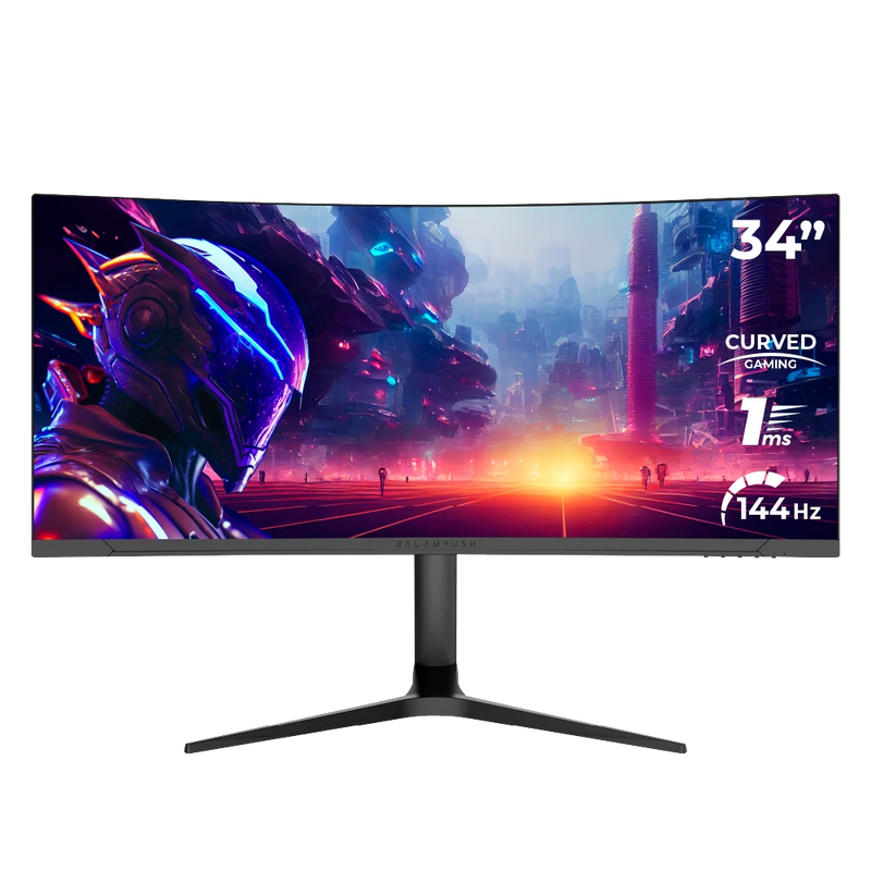 Monitor Balam Rush Extreme Earth MGX34C LED 34", UltraWide, 144Hz, HDMI, Negro