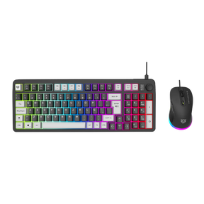 Combo Teclado + Mouse Alámbrico | Squad Conquest KG515 | Negro