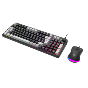 Combo Teclado + Mouse Alámbrico | Squad Conquest KG515 | Negro