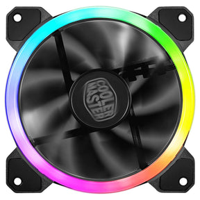 CUSTOM - Ventilador Cooler Master MasterFan MF120 S2, 120mm, 1200RPM, ARGB, Negro, 4 Piezas