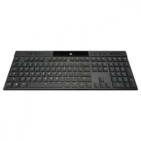 Teclado Gamer Corsair K100 AIR RGB, Teclado Mecánico, Switch Cherry MX, Inalámbrico, Negro (Inglés)