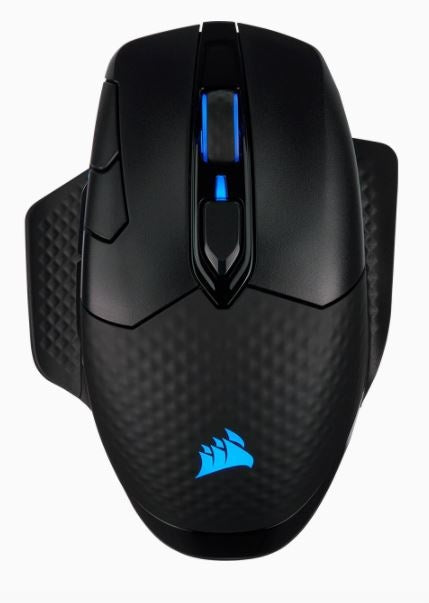 Mouse Gamer Corsair Óptico Dark Core RGB Pro, RF Inalámbrico, Bluetooth, USB, 18000DPI, Negro