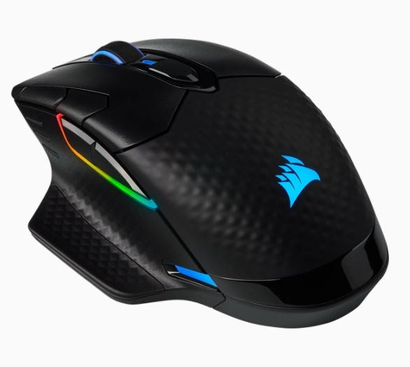 Mouse Gamer Corsair Óptico Dark Core RGB Pro, RF Inalámbrico, Bluetooth, USB, 18000DPI, Negro