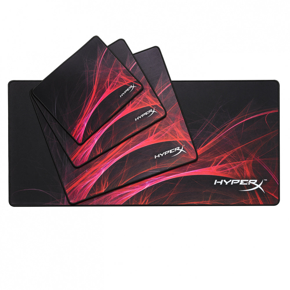 Mousepad Gamer HyperX FURY S Speed Edition M, 36 x 30cm, Negro/Rojo