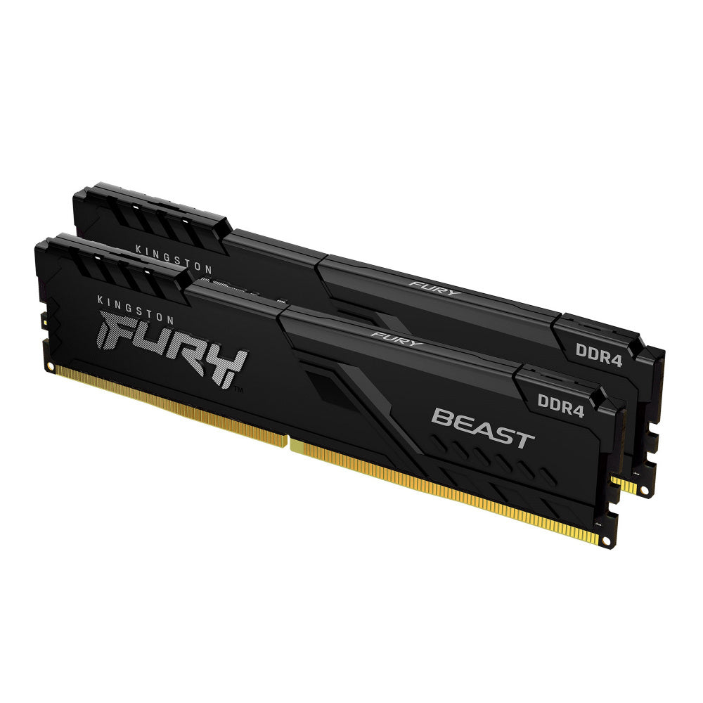 Kit Memoria RAM Kingston Fury Beast KF432C16BBK2/16 DDR4, 3200MHz, 16GB - 2 x 8GB, CL16, XMP