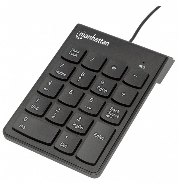 Teclado Manhattan 176354 Numerico Usb Negro