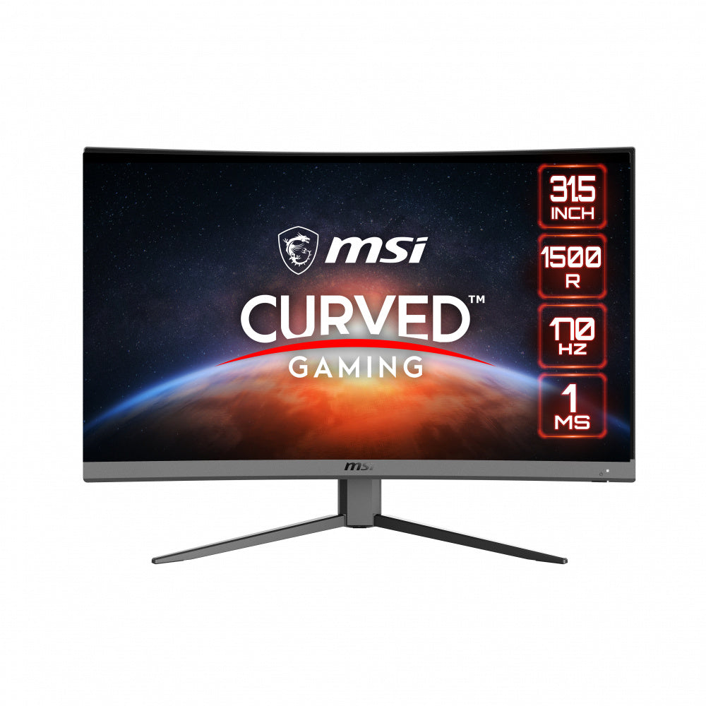 Monitor Gamer Curvo MSI G32CQ4 E2 LCD 31.5", Quad HD, FreeSync, 170Hz, HDMI/DisplayPort, Negro