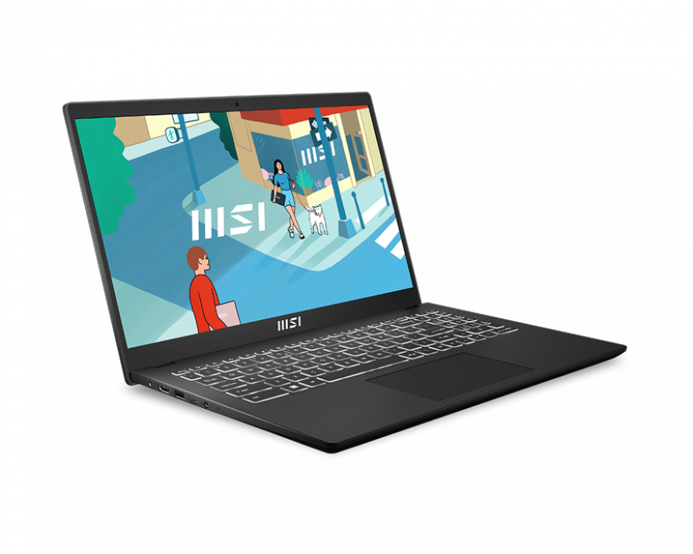 Laptop MSI Modern 15 H B13M 15.6" Full HD, Intel Core i5-13420H, 16GB, 512GB SSD, Windows 11 Pro, Español, Negro